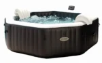 Pure Spa Jet & Bubble Deluxe Inflatable Hot Tub, 4 Persons