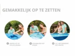 Intex Metal Frame Swimming Pool 260 x 160 x 65 cm - Image 2