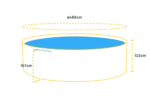 Intex Ultra XTR Frame Swimming Pool 488 x 122 cm with Sand Filter Pump and Accessories - Image 3