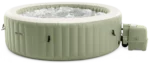 Intex Pure Spa Bubble Massage Inflatable Hot Tub, Olive Green, 6 Persons